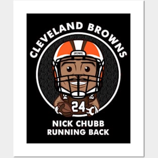 Nick Chubb Posters and Art